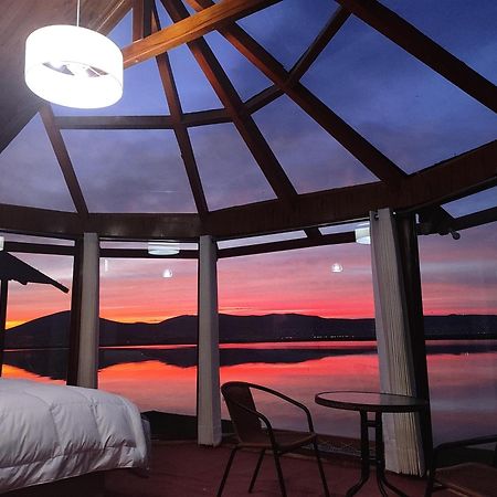 Titicaca Habitacion Panoramica Vista Al Amanecer Villa Puno Bagian luar foto